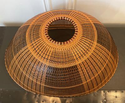 Kawano Shoko Contemporary Japanese Bamboo Sculpture by Kawano Shoko