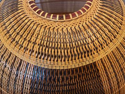 Kawano Shoko Contemporary Japanese Bamboo Sculpture by Kawano Shoko