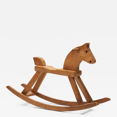 Kay Bojesen Kay Bojesen Beech Rocking Horse Denmark 1936