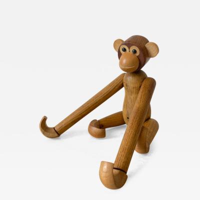 Kay Bojesen Solid Teak Monkey in the style of Kay Bojesen Circa 1960 Japan