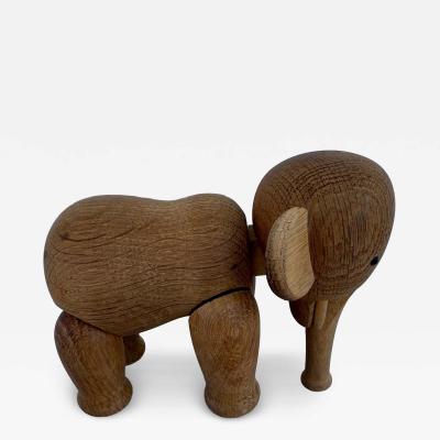 Kay Bojesen Vintage Wood Articulated Elephant by Kay Bojesen Made in Denmark