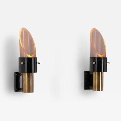 Kay K rbing Saga Wall Sconces by Kay K rbing for Lyfa Denmark 1960s