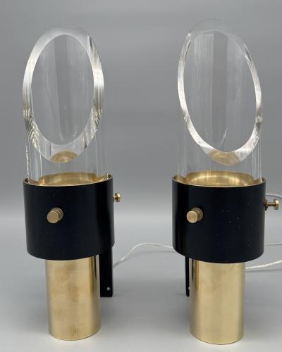 Kay Korbing Pair of Saga lighting sconces by Kay K rbing Ed Lyfa Denmark circa 1960