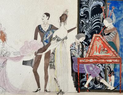 Kay Nielsen Costume designs for Scaramouche