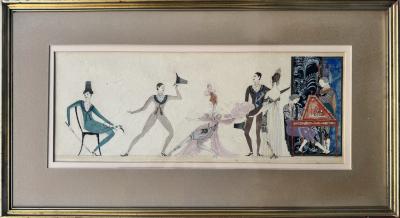 Kay Nielsen Costume designs for Scaramouche