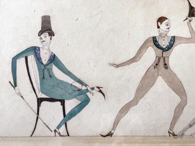 Kay Nielsen Costume designs for Scaramouche