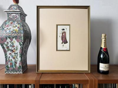 Kay Nielsen Hindu Dancer Costume design Illustration for Aladdin