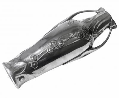 Kayserzinn polished Pewter Vase Germany 20th century