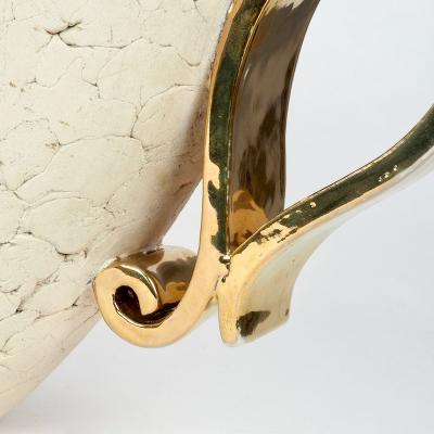 Kaza Ceramic and Gilt Vase Circa 1930