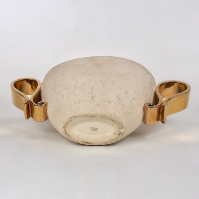 Kaza Ceramic and Gilt Vase Circa 1930