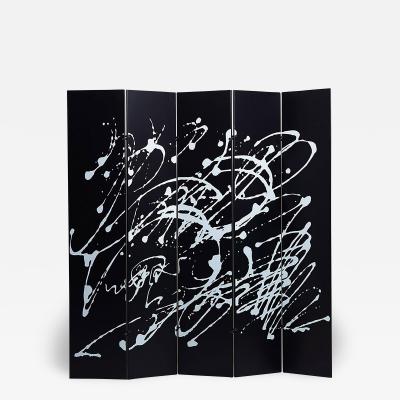 Kazuhide Takahama Jackson Pollock Folding screen room divider
