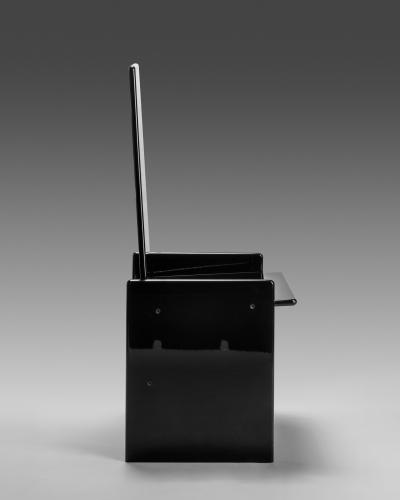 Kazuhide Takahama Kazuhide Takahama Kazuki chair in black lacquered wood for Gavina Simon 1970