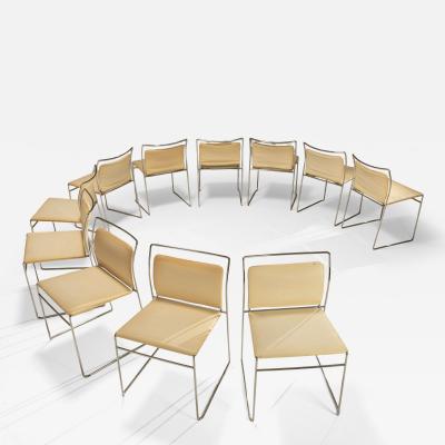 Kazuhide Takahama Set of 11 Tulu Chairs by Kazuhide Takahama for Simon Gavina Italy 1968