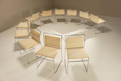 Kazuhide Takahama Set of 11 Tulu Chairs by Kazuhide Takahama for Simon Gavina Italy 1968