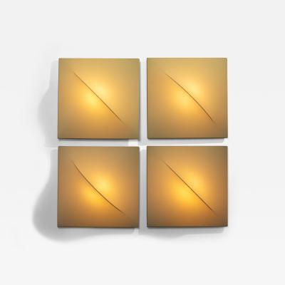 Kazuhide Takahama Set of six Kazuhide Takahama Saori wall lights 1970s