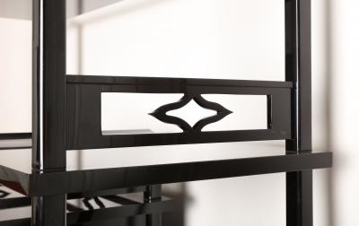 Kazuko Taniuchi Shelf for Cosmetic Boxes with Design of Dragonflies and Thistles T 4888 