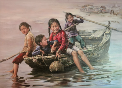 Kee Fung Ng Girls in a Boat