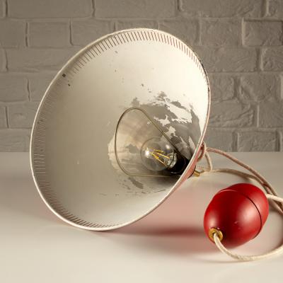 Kegle Rise and Fall Pendant by Bent Karlby for Lyfa Denmark 1960s