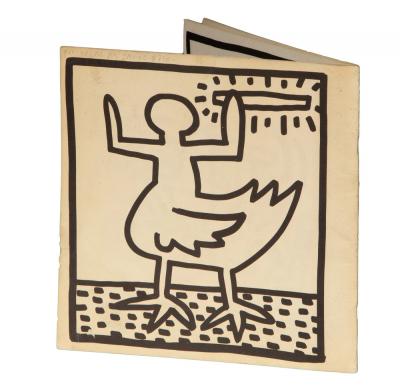 Keith Haring Coloring Book signed