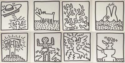 Keith Haring Coloring Book signed
