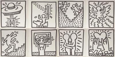 Keith Haring Coloring Book signed