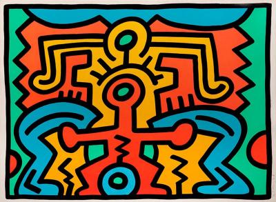 Keith Haring Growing 5 by Keith Haring