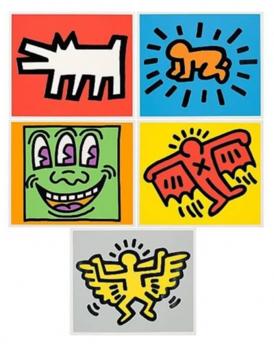 Keith Haring Icon Portfolio 1990