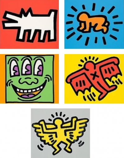 Keith Haring Icon Portfolio 1990