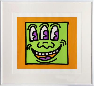 Keith Haring Icons Three Eyes