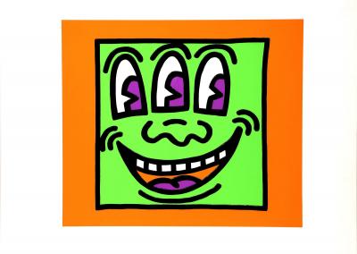 Keith Haring Icons Three Eyes