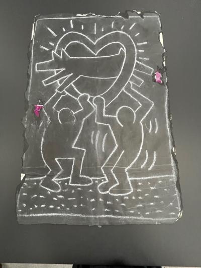 Keith Haring Jumping Dog Heart