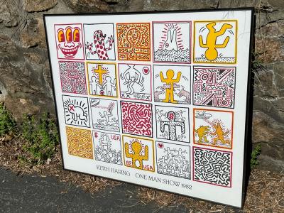 Keith Haring KEITH HARING ONE MAN SHOW GALLERY POSTER 1982
