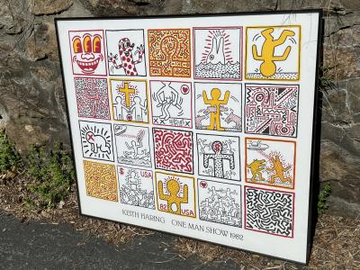 Keith Haring KEITH HARING ONE MAN SHOW GALLERY POSTER 1982