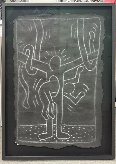 Keith Haring Spaghetti Arms Jump Through Torso