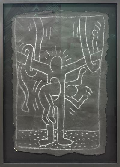 Keith Haring Spaghetti Arms Jump Through Torso