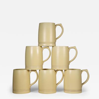 Keith Murray for Wedgwood A Rare Complete Original Set of Six Lemonade Mugs