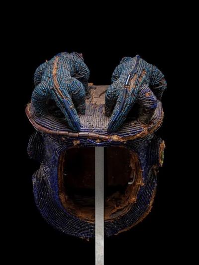 Kekum Njang mask representing the King Fon in the form of a gorilla