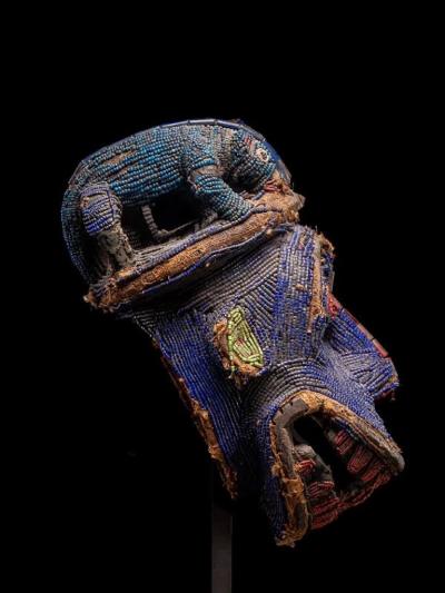 Kekum Njang mask representing the King Fon in the form of a gorilla