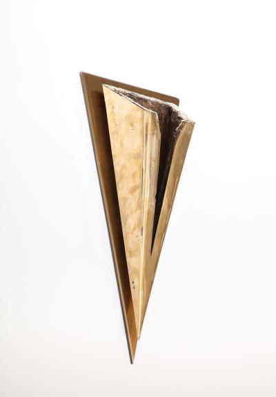 Kelly Kiefer Pair of Bronze Sconces by Kelly Kiefer Large