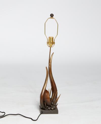 Kelly Kiefer Sculpted Bronze Table Lamp London by Kelly Kiefer