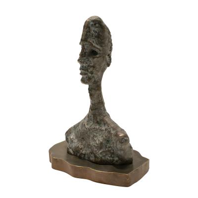 Kelvin Laverne Kelvin LaVerne Rare and Important Giacomettis Soul Sculpture 1980s Signed 