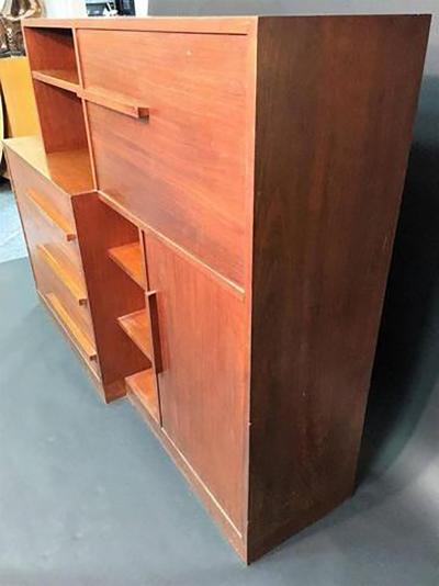 Kem Weber Fine Streamline Art Deco Kem Weber Desk Cabinet