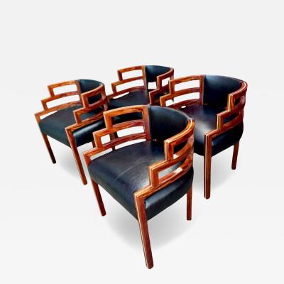 Kem Weber Kem Weber Design Art Deco Side Chairs Custom Fabrication