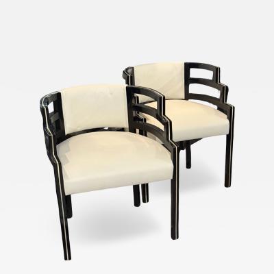 Kem Weber Kem Weber Style Art Deco Side Chairs Custom Fabrication