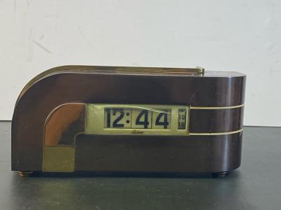 Kem Weber MODERNIST STREAMLINE ART DECO CLOCK ZEPHYR BY KEM WEBER