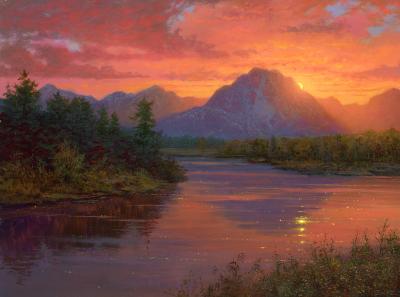 Ken Salaz Ox Bow Sunset 1