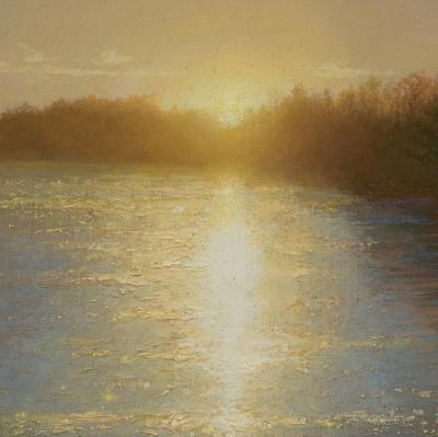 Ken Salaz Sunset Over Delaware Barryville NY