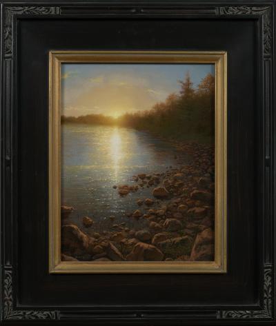 Ken Salaz Sunset Over Delaware Barryville NY
