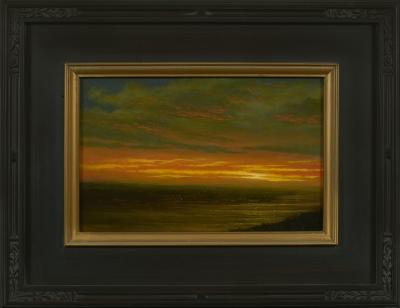 Ken Salaz Sunset Over Hudson Valley