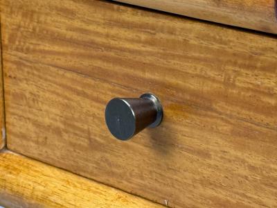 Kenneth Bergenblad Nightstands Bamboo Rattan Brass Sweden 1970s